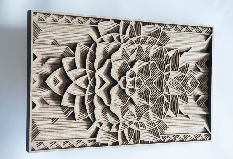 Illustration for article titled Artist Creates Stunning Wooden Sculptures With Laser Cutting Tech